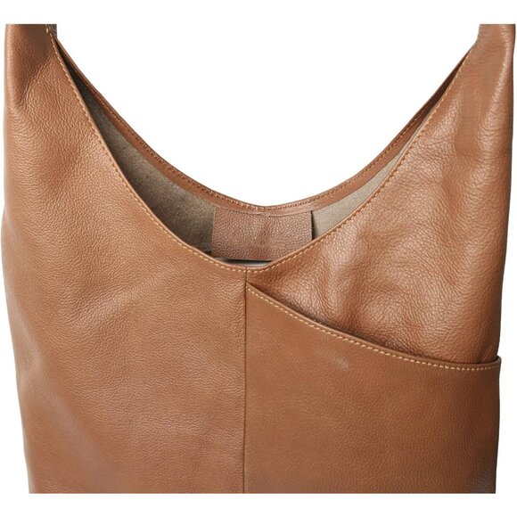 Handcrafted Full Grain Leather Hobo Tote Bag - Versatile Women’s Shoulder Bag - Picture 6 of 7